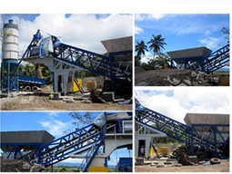 Mobile Concrete Batching Plant Installed in Philippines
