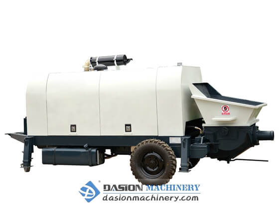 Diesel Concrete Trailer Pump