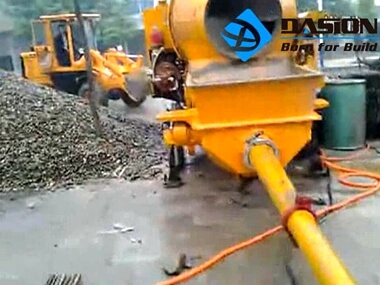 concrete mixer pump